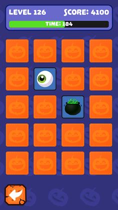 Halloween Memory Game for Kids - Screenshot 4