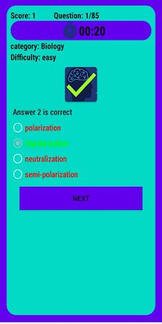 Science Quiz - Screenshot 3