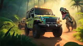 Jurassic Jungle Dinosaur Game - Screenshot 1