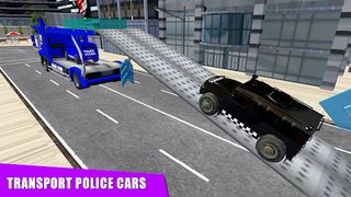 Police Car Transport Army Tank - Screenshot 2