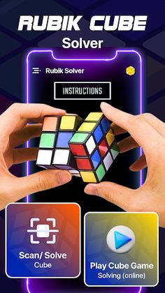 Rubik's Cube Puzzle Solver app - Screenshot 1