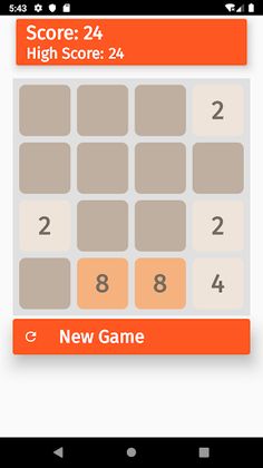 2048 Puzzle Game - Screenshot 2