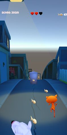 Cat Run in Street - Screenshot 3