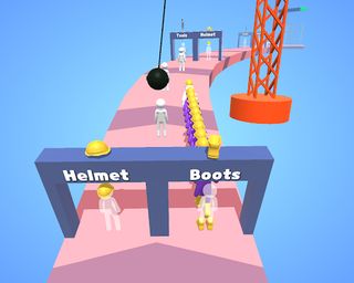 Worker Run 3D - Screenshot 1