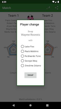 Balance your teams - Screenshot 4