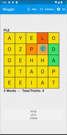 Woggle Practice USA - Screenshot 2