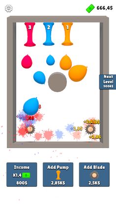 Balloon Slicer ASMR Clicker - Screenshot 1