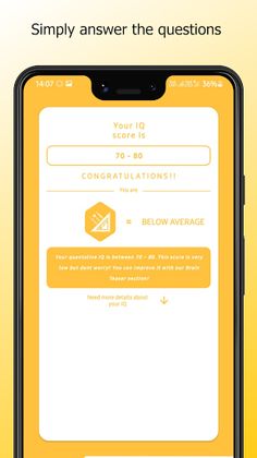 Quantitative IQ test: Intellig - Screenshot 4