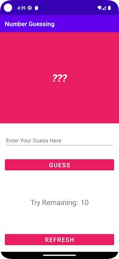 Number Guessing - Screenshot 1