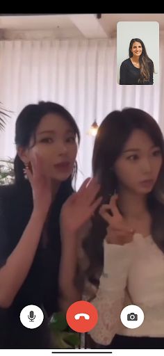 Aespa Call - Fake Video Call - Screenshot 1