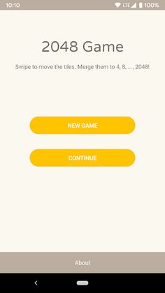 2048 Game - Screenshot 1