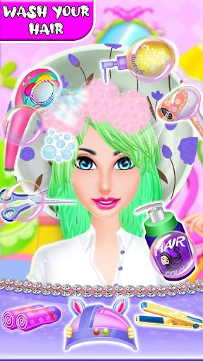 Cute Girl Hairstyles Spa Salon - Screenshot 2