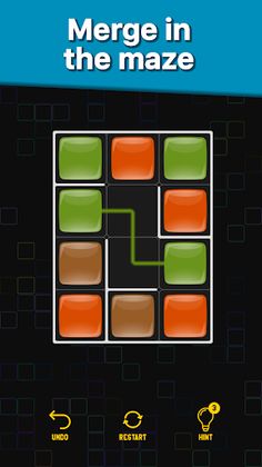 Merge in Maze - Screenshot 1
