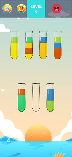Liquid Sort Puzzle Water Color - Screenshot 2