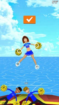 Stack-up Cheerleaders 3D - Screenshot 3