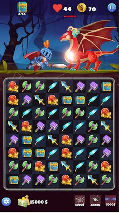 Hero Rush: Match3 Puzzle - Screenshot 2