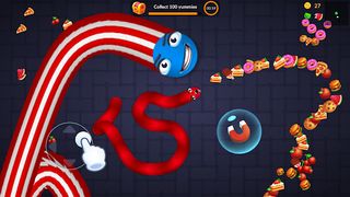 Snake vs Worms: Fun .io Zone - Screenshot 3