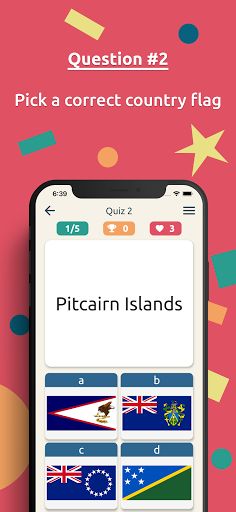 Flags Quiz: World Geo Trivia - Screenshot 4