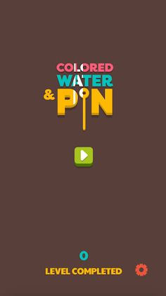 Colored Water and Pin - Screenshot 1