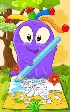 Coloring Pages and Puzzles Kid - Screenshot 1