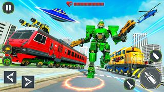 Train Robot Car Transform Game - Screenshot 2