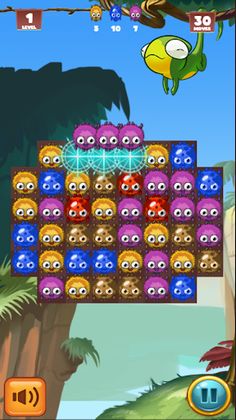 Hungry Chameleon Match 3 - Screenshot 4