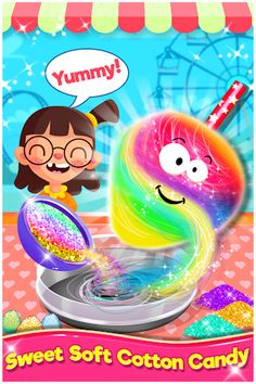 Rainbow Cotton Candy Maker - Screenshot 4
