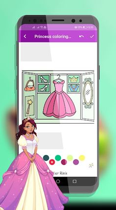 Princess coloring book girls - Screenshot 1