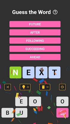 Word Find with Clues - Screenshot 1