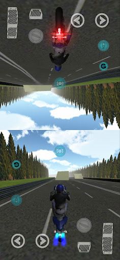 Two Player Motorcycle Racing - Screenshot 1