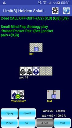 Limit(3) Holdem Solutions - Screenshot 1