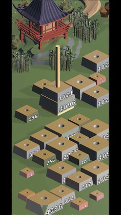 Hanoi 2048 - Screenshot 3