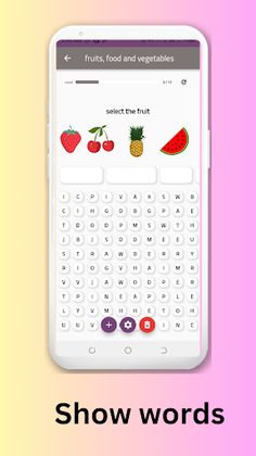 show words - Screenshot 1
