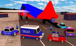 Blocky Police Transport Truck - Screenshot 3