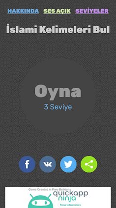 İslami Kelimeleri Bul - Screenshot 1
