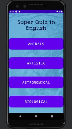 Super Quiz in English - Screenshot 1