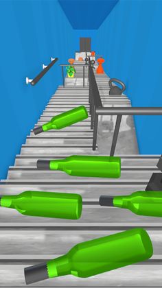 Bottle on Stairs 3D - ASMR Run - Screenshot 1