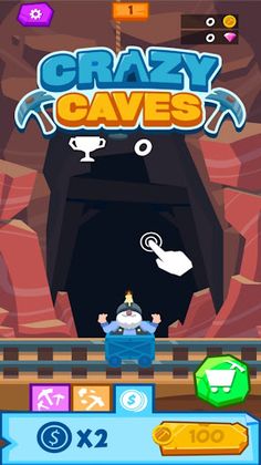 Crazy Caves - Screenshot 1