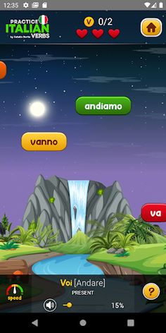 Learn Italian Verbs Game - Screenshot 1