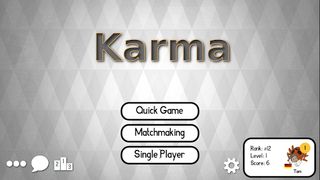 Karma card game - Screenshot 1