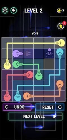 Light The Lamps - puzzle game - Screenshot 2