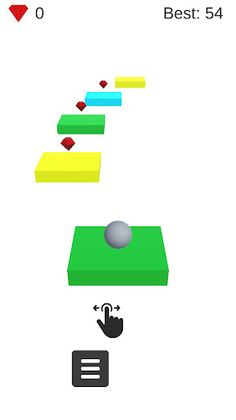 Hop Ball & Tiles - Screenshot 1