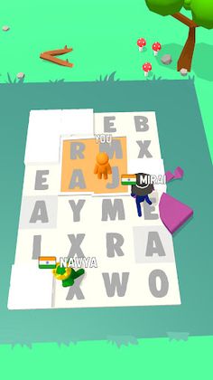 Word Race 3D - Screenshot 2