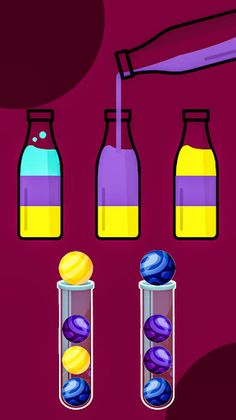 Water Sortpuz Ball Color Game - Screenshot 3
