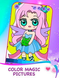 Magic Fairy Coloring Book for - Screenshot 2