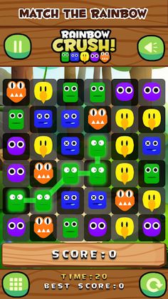 Crush Rainbow- Match 3 Game - Screenshot 4