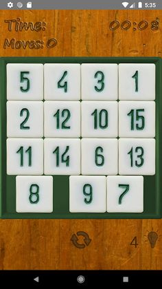 15 Puzzle: game and mind-break - Screenshot 1