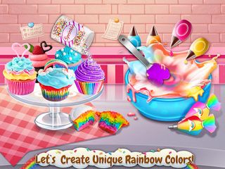 Rainbow Desserts Bakery Party - Screenshot 3