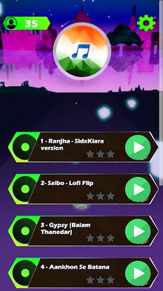 Indian Songs Tiles Hop Game - Screenshot 1