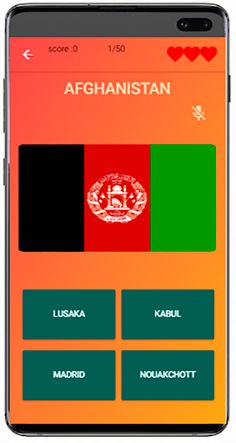 Quiz:Capitals Cities of the Wo - Screenshot 3